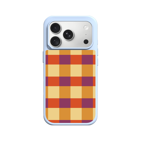 Orange gingham