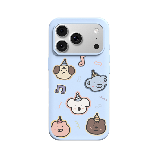 Lazy Monster Animal Party Stickers.