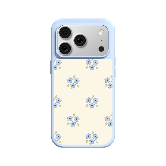 Blue Floral Print