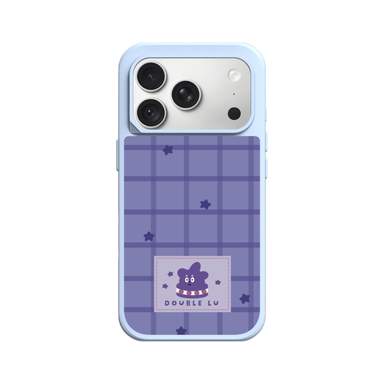 little purple monster dessert fabric labels
