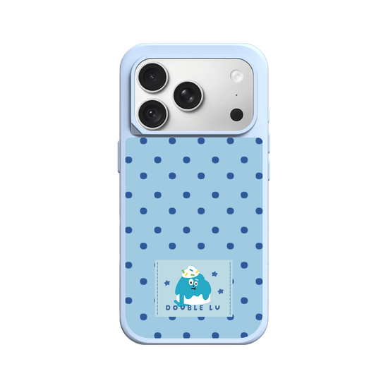 little blue monster dessert fabric labels