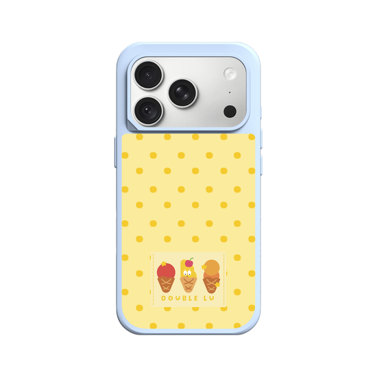 little yellow monster dessert fabric labels