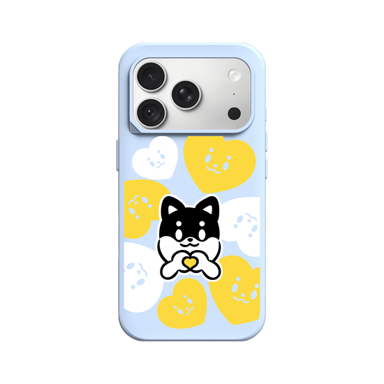 dou dou loves - yellow heart