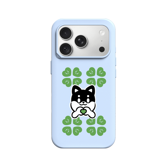 dou dou loves - green heart