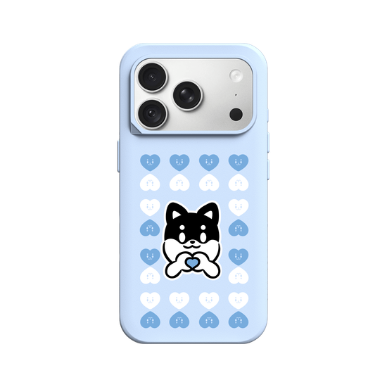 dou dou loves - blue heart