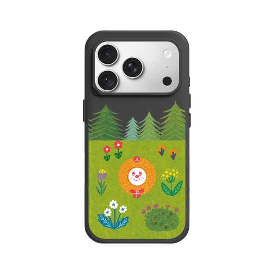 Doughnut in forest