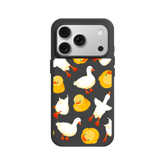 Silly goose and rubber ducks