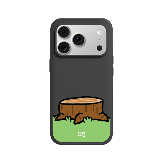 stacked on stump