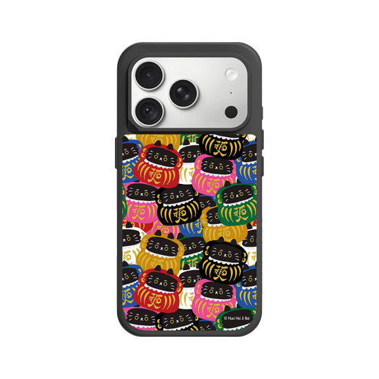 MiNiQ - Black Cat "Maru"- Little Daruma
