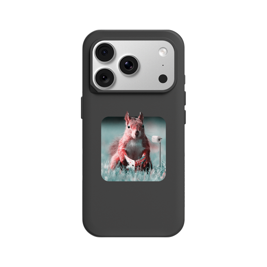 Squirrel Daily Life - Restroom - Transparent Sticker