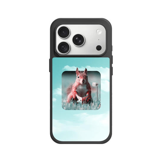 Squirrel Daily Life - Restroom - Sticker & Cloudy Sky