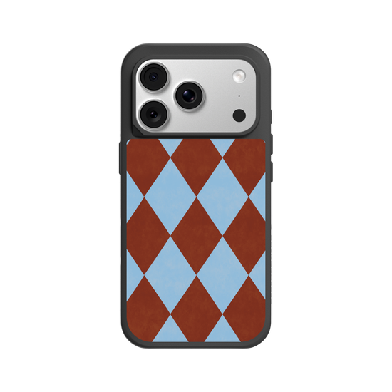 Losange Grid - Blue