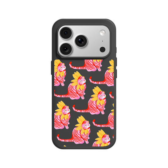 flower cats pink and red