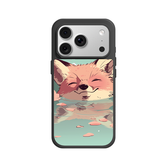 Fox swimming