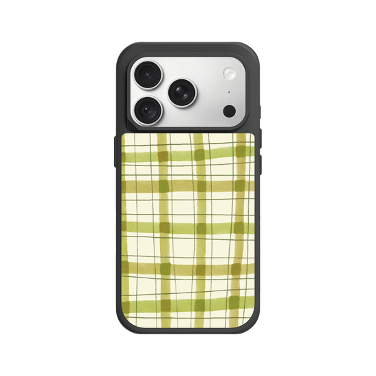 Wonky Gingham  – Green Cottagecore Vibes