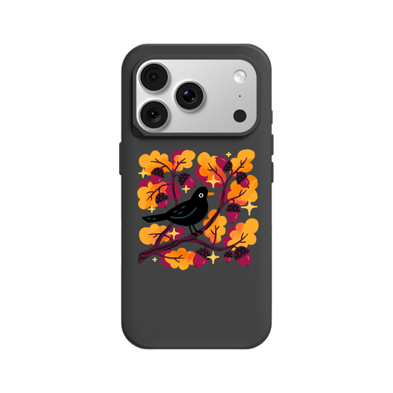 Blackbird and Acorns