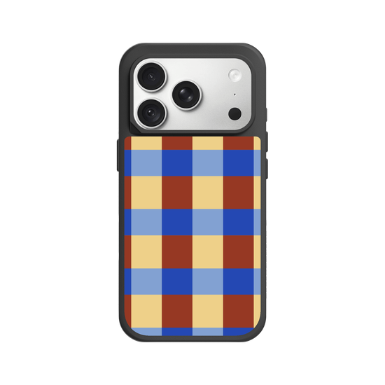 Blue & yellow gingham