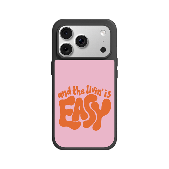 Tipografía Rétro – Diseño "Livin' is Easy" Sunset