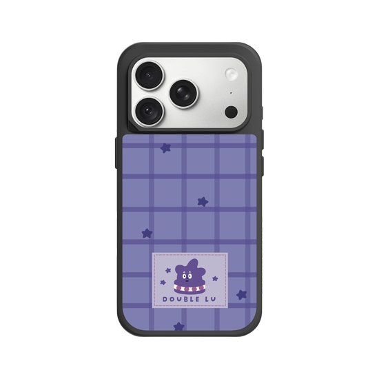 little purple monster dessert fabric labels