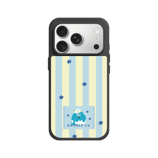 little blue monster dessert fabric labels