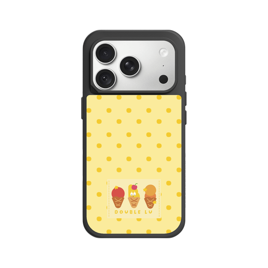 little yellow monster dessert fabric labels