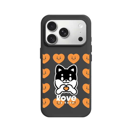 dou dou loves - orange heart