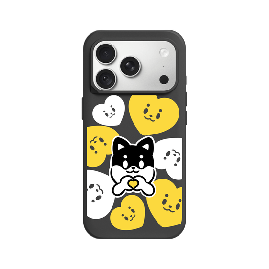 dou dou loves - yellow heart
