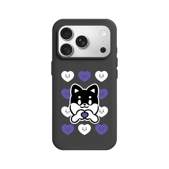 dou dou loves - purple heart