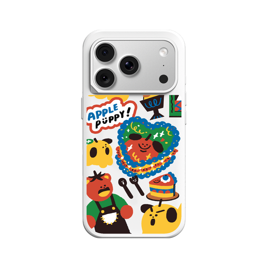  Apple Puppy Sticker Set B 