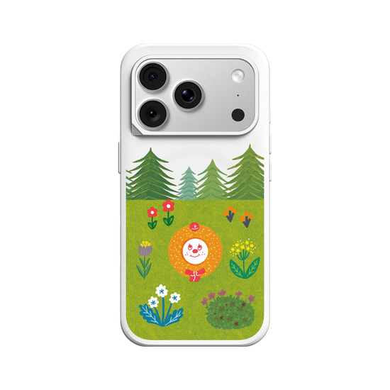 Doughnut in forest