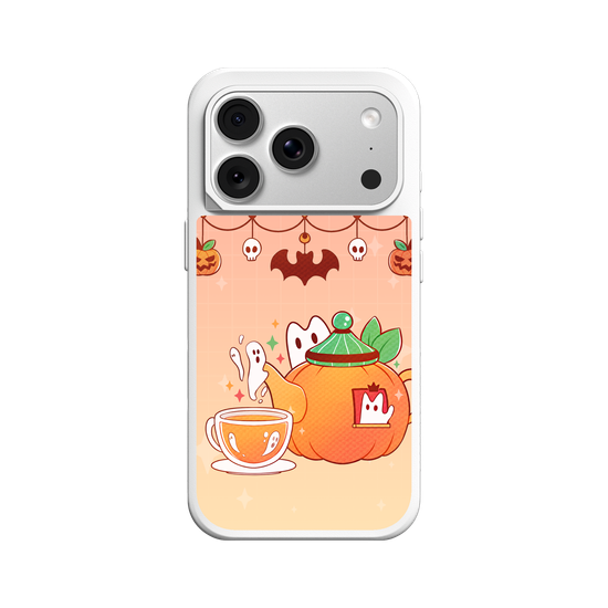 Cozy Halloween - pumpkin teapot