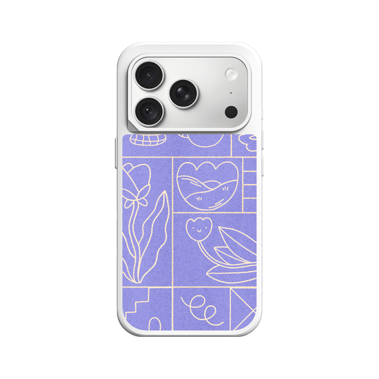 Abstract Spring- Purple