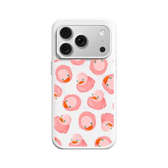 Pink rubber ducks