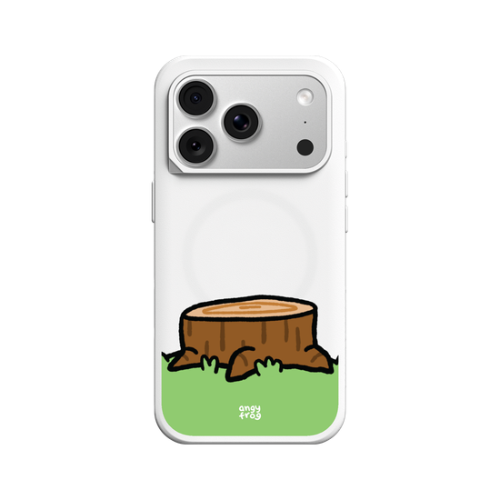 stacked on stump