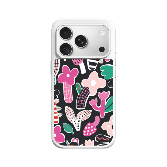 Dreamy florals pink and green