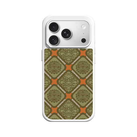 Sword Lion Pattern - Matcha Green