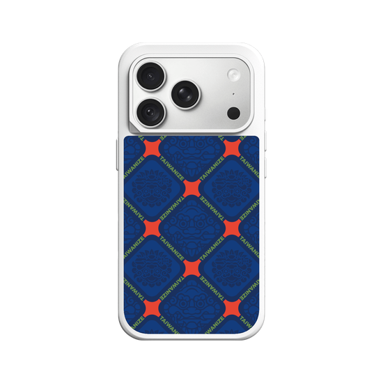 Sword Lion Pattern - Blue and Orange