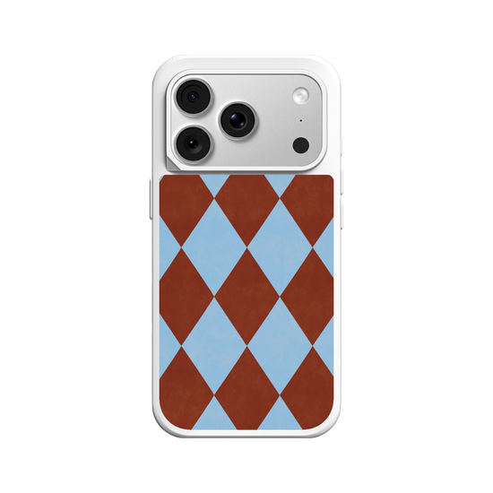 Losange Grid - Blue