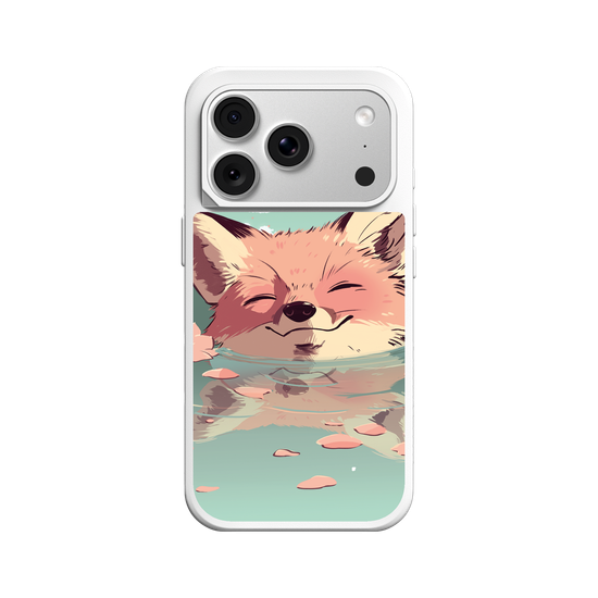 Fox swimming