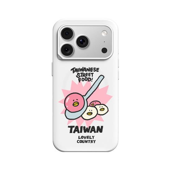 Red and white tangyuan