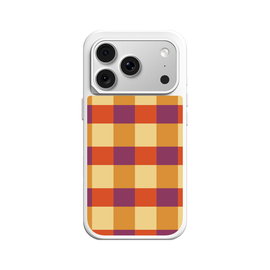 Orange gingham
