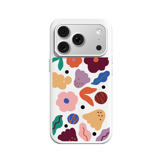 Big winter flowers design