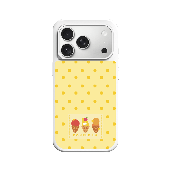 little yellow monster dessert fabric labels