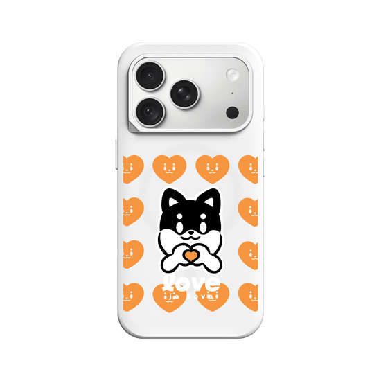dou dou loves - orange heart