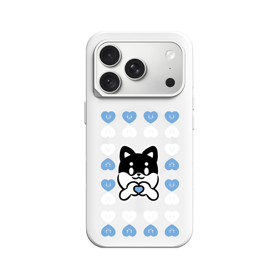 dou dou loves - blue heart