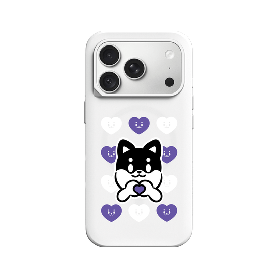 dou dou loves - purple heart