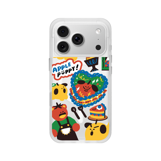 Apple Puppy Sticker Set B 