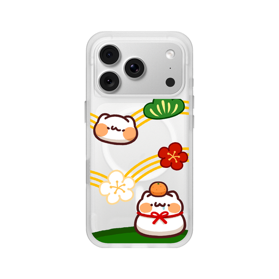 Cat Mochi Collage (Red ) 