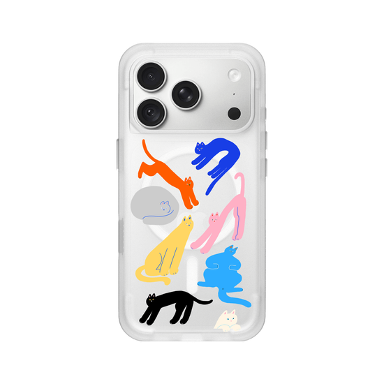 colorful cats