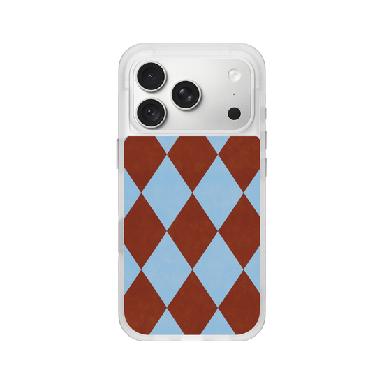 Losange Grid - Blue